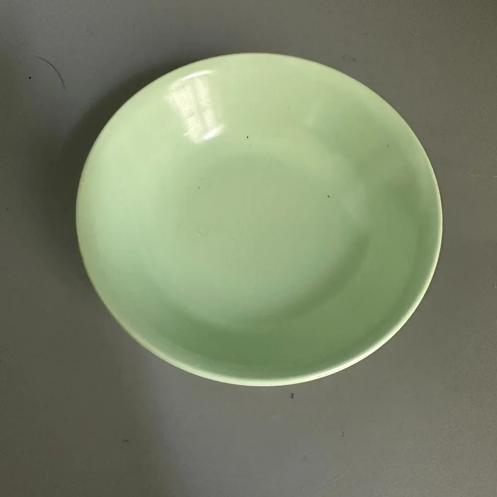 Vintage Mallo-Ware 52 Fruit Dish Melamine Bowl Pastel Green P.R. Mallory Chicago